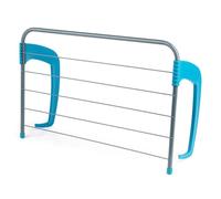 Beldray LA027535TQEU Tendedero De Ropa Para Radiador Con 6 Barras, Asas Ajustables, 3 Metros De Tendido, 52 x 33 x 15 cm, Ocupa Poco Espacio, Capacidad Máx 3 kg, Secadora Colgante, Turquesa