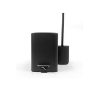 Beldray Set cubo de baño y escobilla WC, 3 L, negro