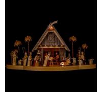 Belén navideño iluminado (24x50 cm) de Richard Glässer