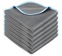 BELEVO 6X Paño Microfibra Coche, Bayeta Magica 400GSM Balletas Microfibra Sin Rastro Trapos De Cocina 30x30 Cm Apto para Cocina, Hogar, Vidrio, Espejo Y Coche