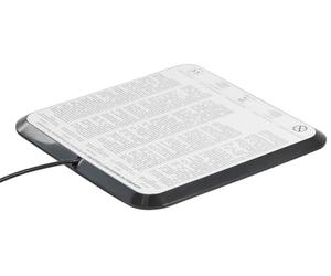 Beliani Calentador Manual Tradicional para Cama de Agua de cerámica Dormitorio Negro Delta