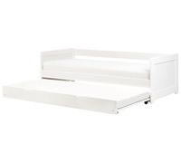 Beliani Cama Nido Infantil Deslizante de Madera de Pino Blanco 90 x 200 cm Gravelines