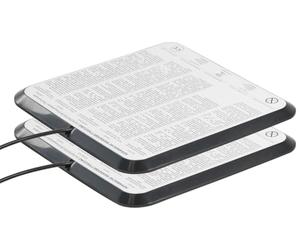 Beliani Conjunto de 2 Calentadores manuales Tradicionales para Cama de Agua de cerámica Dormitorio Negro Delta