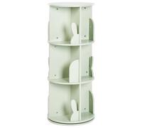 Beliani Estantería giratoria de 3 baldas MDF para habitación Infantil con Motivo de Conejito Verde Claro Caney