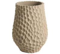 Beliani Maceta Alta de Cemento de jardín Interior Exterior 34 x 47 cm marrón Claro Pillersee