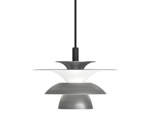 Belid Lámpara colgante Picasso Ø18 cm gris óxido