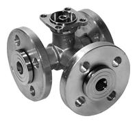Belimo Válvula De Bola De 3 Vías DN32 Brida Kvs32 T-Port R7032R-B3