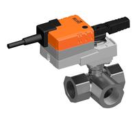 Belimo Válvula De Bola De 3 Vías Rp1-1/4 Kvs9 24VAC/DC 90s MP-Bus 0-10/2-10V 5Nm IP54 R3032-BL2/LR24A-MP