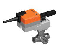 Belimo Válvula De Bola De 3 Vías Rp1/2 Kvs5.5 24VAC/DC 90s 2/3-Punto 5Nm IP54 SPDT R3015-BL1/LR24A-S