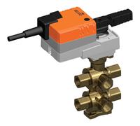 Belimo Válvula Modulante De 6 Vías Rp3/4 Kvs2.5/1.6 24VAC/DC 90s 2-10V 5Nm IP54 R3020-2P5-1P6-B2/LR24A-SR