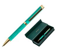Boligrafo belius wild west aluminio color verde tinta color azul caja de diseño - BB350