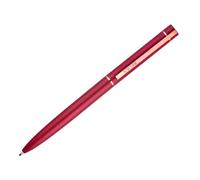 BELIUS Boligrafo rose aluminio color beige claro oro rosa tinta azul caja de diseño.