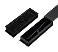 Boligrafo belius turbo aluminio color negro tinta azul caja de diseño - BB250