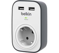 Belkin Bsv103Vf - Protector Contra Sobretensiones De 1 Toma Surgecube Belkin Bsv103 Con Dos Puertos