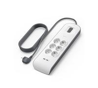 Belkin regleta de enchufes con 6 tomas y 2 puertos usb-a (2,4 a) con p