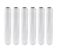 BELLAPRO - Film Transparente para Embalar 1,15 kg - Film Estirable Industrial Alto Rendimiento - Plástico para Mudanzas y Paletizar - Film Adhesivo Protector para Muebles, Cajas y Palets -6 Rollos