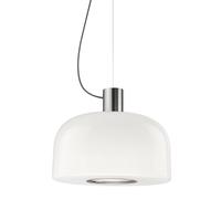 Flos Lámpara colgante Bellhop Glass S2 Bright aluminum