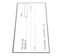 BELLIFFY Falso Cumpleaños Resistente al Agua y Reutilizable Grande de Papel Recubierto Rectangular para Bromas Divertidas Premios