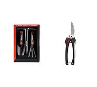 Bellota 2994 - Kit de jardinería y huerto Que Incluye: rastrillo + 3622 INOX-CE MB - Tijera Recolectora