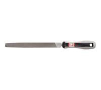 Bellota 4001-6 BAS. MB - Lima plana punta para mecánico, basta (mango bimaterial, 6")