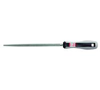 Bellota 40044EMB lima mecanico redonda mango bimaterial 4 entrefina, Standard, 100 mm