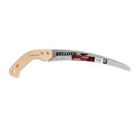 Bellota 454MR13SF, Serrucho de poda Guepardo con hoja curva de 13", dentado japonés y mango de madera recto, No incluye funda