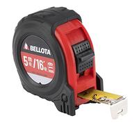 Bellota 50014-5 IMP - Flexómetro Bimaterial Inoxidable de 5 m con Marcaje en Milímetros y Pulgadas para Trabajos de Medición
