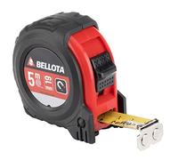 Bellota 50014-5 M - Flexómetro Bimaterial Inoxidable de 5 m con Imán para Trabajos de Medición