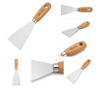 Bellota 5893-40 - Espátula de acero inoxidable mango madera, 40 mm