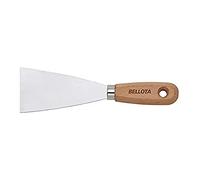 Bellota 5893-80 - Espátula de acero inoxidable mango madera, 80 mm
