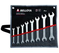 Bellota 6490-8 BS Juego 8 Llaves fijas en Bolsa, Standard