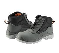Bellota 72307GJS346 - Bota de Seguridad Comp+ Nobuck S3 Gris de Hombre y Mujer (Talla 46) de Piel Hidrofugada Nobuck, Ligero y con Zonas Reforzadas Antiabrasión