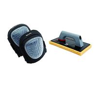 Bellota 72805 Rodilleras De Trabajo Que Protegen La Rodilla, Especial Para Alicatado + 5888 Llana Esponja Limpieza, Gris, 0