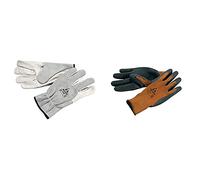 Bellota 75105-8/M Guante jardín 4x4, Standard, M + 75102-8/M Guante de trabajo para agricultura y jardinería tipo grip, guante de trabajo con máximo agarre
