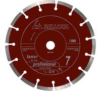 Bellota Disco de diamante Profesional 7 — corte seco, materiales duros, segmentado, láser (115 mm)