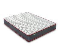 beloBed Colchon 150x200 cm Altura 22 cm. con Colchón Viscoelástico Alto Confort. Reversible Doble Cara. Firmeza Media. Multicapa Transpirable. Nucleo de Espuma HR ComfortFusion