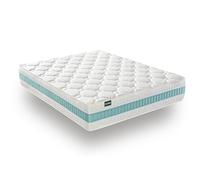 beloBed Colchon con Viscolastica 150x200 Alto Confort. Reversible Doble Cara. Cara Invierno/Verano. Firmeza Media. Higiénico y Transpirable. Nucleo de Muelles Ensacados. Livedream Hybrid Altura 30 cm
