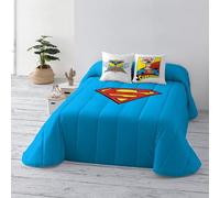 BELUM | Colcha Bouti Superman Basic, Colcha Tejido algodón orgánico y Peinado para Cama de 90, Colcha Suave, Colcha para Todas Las Estaciones