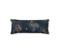 BELUM | Funda Almohada Harry Potter, Funda de Almohada 100% algodón Modelo Hpotter Gold de 65X65 cm.