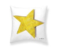 BELUM | Funda Cojín | Funda Cojín Anna Llenas | Funda Cojín Estrella de Anna Llenas | Funda Cojín con Cremallera | Funda Cojín Algodón | Funda Cojín Tejido Orgánico | Funda Cojín 50x50cm