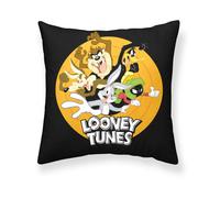 Belum - funda de cojín 100% algodón looney tunes s 45x45cm, funda de