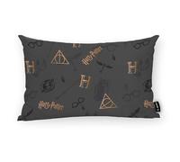 BELUM | Funda de cojín Harry Potter 100% algodón 30x50cm Modelo Deathly Hallows c