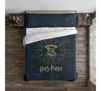 BELUM | Funda nórdica Harry Potter, Funda nórdica con Botones 100% algodón Modelo Dormiens Draco Azul para Cama de 135/140 (220x220 cm)