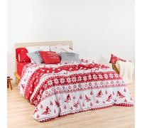 BELUM | Funda nórdica navidad 50% algodón - 50% poliéster, Funda nórdica con botones Laponia 10 135 (220x220)