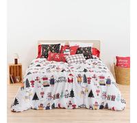 BELUM | Funda nórdica Navidad 50% algodón - 50% poliéster, Funda nórdica con Botones Laponia 17 150 (240x220)