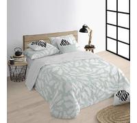BELUM | Funda nórdica para Cama de: 135/140 (220x220 cm) | Tejido: 100% algodón orgánico. 175 Hilos. Certificado Oeko-Tex | Modelo: Chame Mint