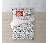 BELUM | Funda nórdica Tom & Jerry | Funda nórdica Modelo Tom & Jerry Black & Withe | Funda Nórdica con Botones | Funda nórdica 100% algodón | Funda Nórdica (Cama de 105 (180X240 cm))