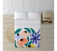 BELUM | Juego de Sábanas para Cama de 90. Compuesto por: Funda Almohada - Encimera 160x270cm - Bajera 90x200 cm + 25 cm | Tejido: 100% algodón orgánico 175 Hilos. - Modelo: Num