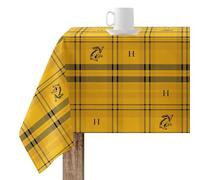BELUM | Mantel 300x140 cm Harry Potter Mantel resinado (Tacto plastificado) Antimanchas Modelo Hufflepuff Cuadro
