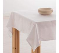 Belum | Mantel Antimanchas Lino 100% | Mantel Mesa Rectangular Resinado | Mantel Hidrófugo de Calidad en Varias Medidas | Manteles de Lino para Interior y Exterior (Blanco, 350x150)
